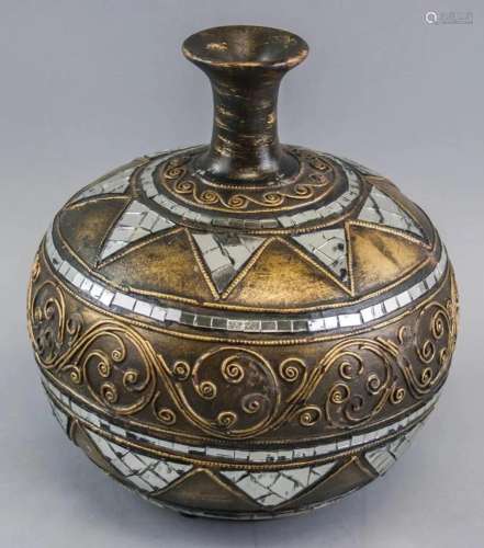 Thailand Golden Ceramic Vase