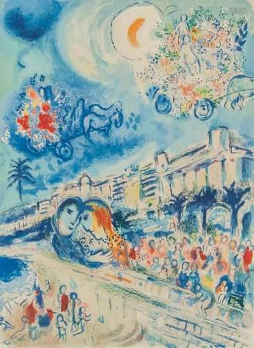 French Lithograph Signed Marc Chagall 96/150