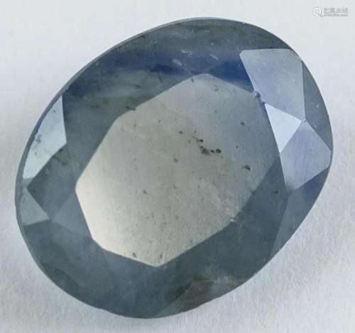 2.09ct Oval Cut Blue Natural Sapphire GJSPC