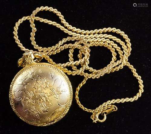 Winding Gilt Pocket Watch LECTRO