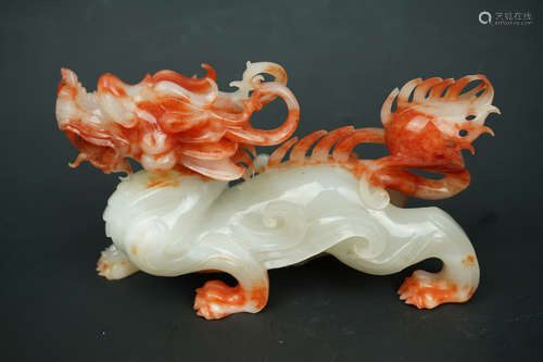 A  JADE PIXIU ORNAMENT