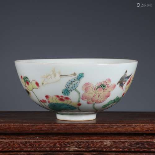 A YONGZHENG FAMILLE ROSE BOWL