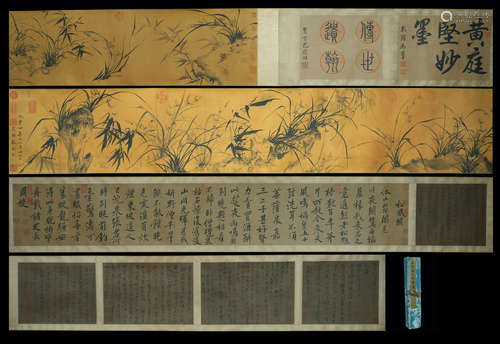 A SET OF ALBUM CHINESE CALLIGRAPHY AND PAINTING,SUSHI/HUANG ...