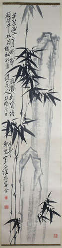 A CHINESE BAMBOO PAINTING, ZHENG BANQIAO Mark