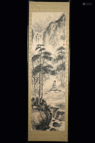 A CHINESE LANDSCAPE PAINTING ,FUBAOSHAN Mark