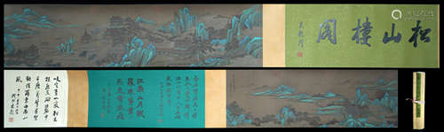 A CHINESE HANDSCROLL OF LANDSCAPE PAINTING,HUANGGONGWANG    ...