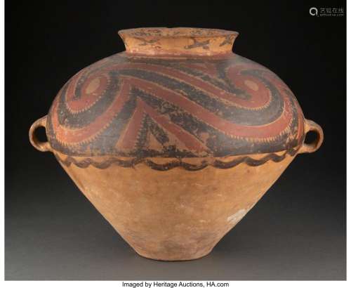 A Chinese Neolithic Banshan Painted Jar, circa 2600-2300 BC ...