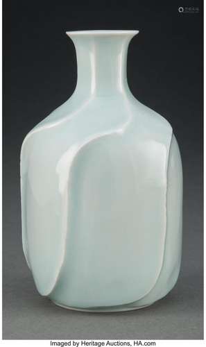 Miyanaga Tozan III (Japanese, b. 1935) Sake Bottle, circa 19...