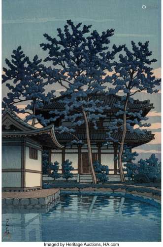 Hasui Kawase (Japanese, 1883-1957) Untitled, circa 1935 Wood...