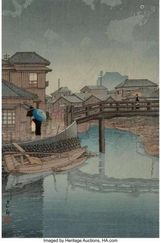 Hasui Kawase (Japanese, 1883-1957) Selected Views of the Tok...