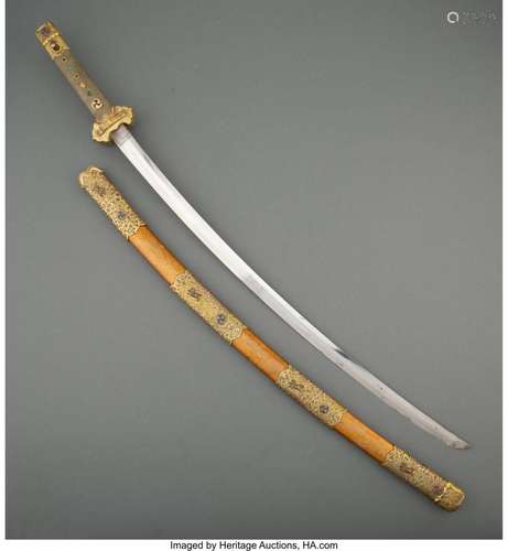 A Japanese Shin Shinto Katana, 19th century 39 x