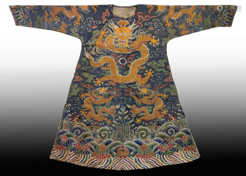 CHINESE KESI DRAGON ROBE, QING DYNASTY