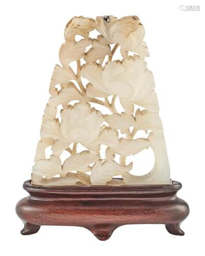 A Chinese White Jade Carving