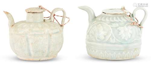 Two Chinese Qingbai Water Pots