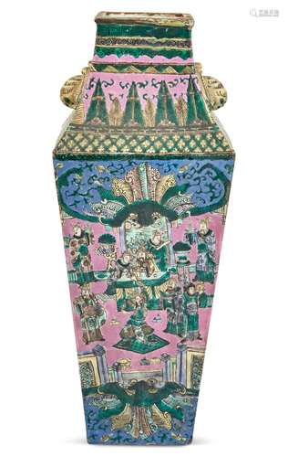 A Chinese Enameled Porcelain Vase