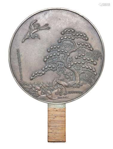 A Large Japanese Bronze Mirror