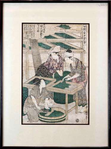 Kitagawa UTAMARO (1754 1806), d'après. De la série de do...