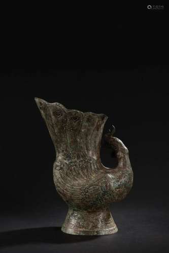 Han Dynasty - Old Bronze Auspicious Bird