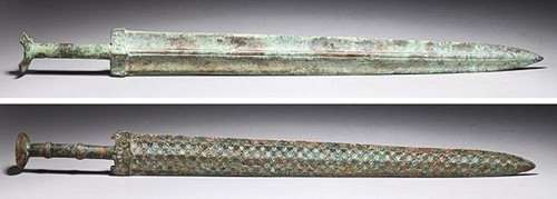Two Chinese Archaistic Metal Swords