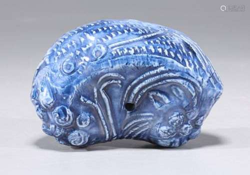 Korean Blue Glazed Ceramic Water Dropper