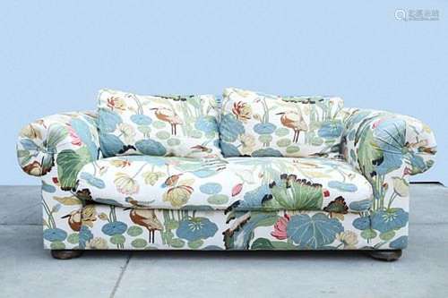 Sofa with Lily Pad Designs