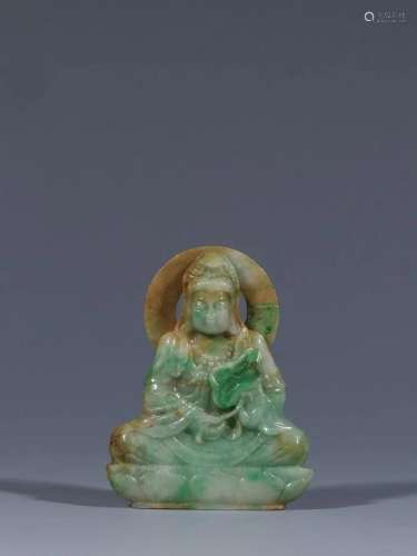 A Jadeite Figure of Buddha