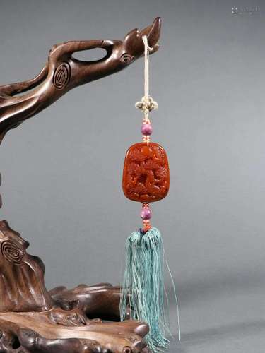 A Rare Beeswax Pendant