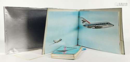 Rare ouvrage de présentation du jet Falcon Mystère 20 illust...