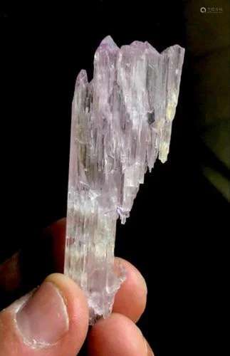 Naturally Itched Kunzite Crystal - 20 Grams - 70X25X12 mm