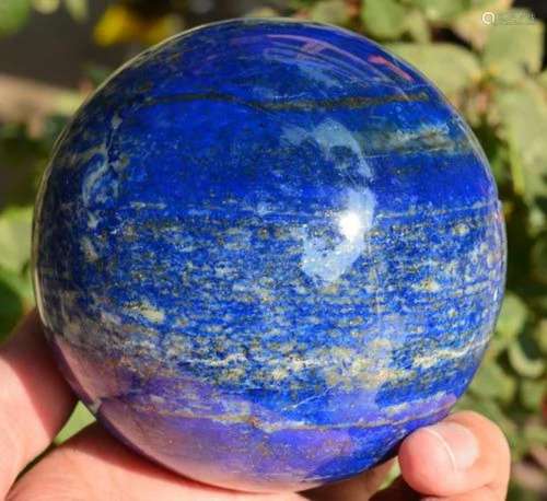 1400 Grams Top Blue Lapis Lazuli Round Sphere