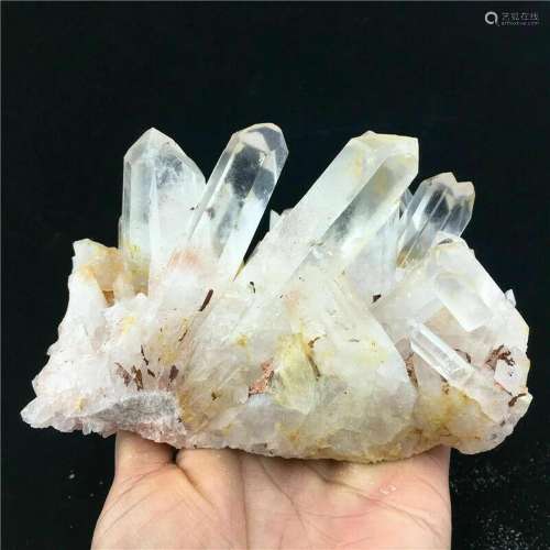 827g Mineral quartz cluster crystal stone specimen