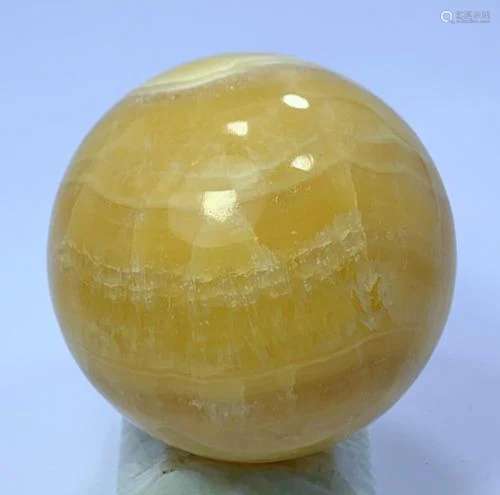 310 Grams Beautiful Natural Calcite Healing Sphere