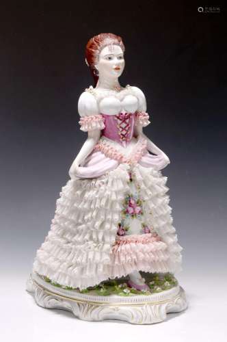 Oversized porcelain figure, Sitzendorf, 2nd half of the