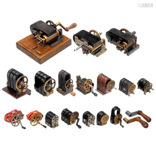 Crank Inductors for Telegraph Lines or Telephones, 1880 onwa...