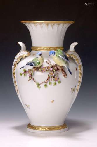 Large porcelain vase, Unterweissbach, 20th century
