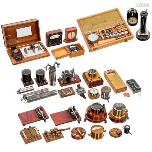 Telegraph Accessories and Tools for Technicians, c. 1890 onw...