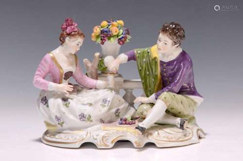 Porcelain group, Rudolf Kämmer Keramische Manufaktur