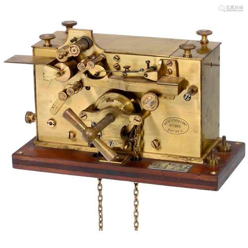 Early Weight-driven Morse Telegraph, c. 1860