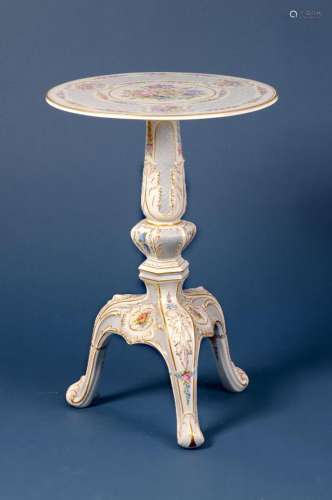 Porcelain table, Plaue Porcelain Manufactory, 2nd half of