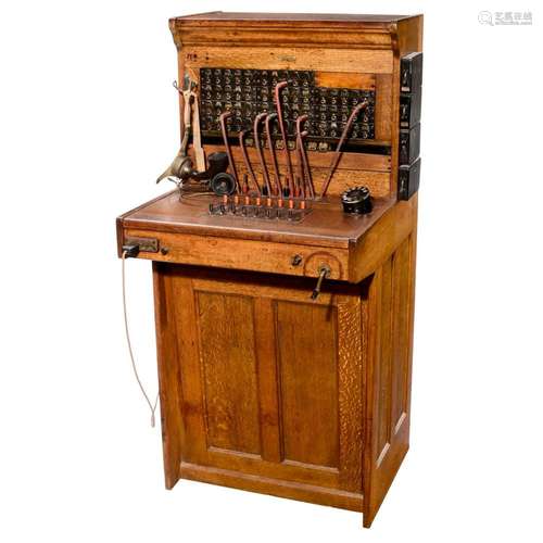 Western Electric Co. Telephone Operators Switchboard, c. 190...