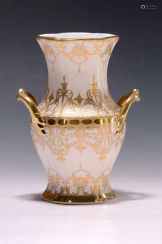 Double-handled vase, Potschappel, Dresden, 2ndhalf of the