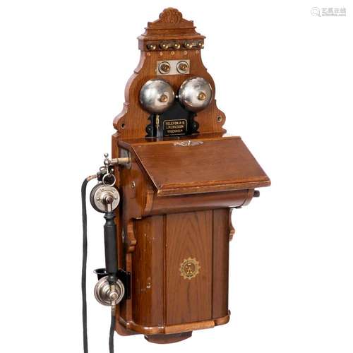 Ericsson Model AB 520 Wall Telephone, c. 1910