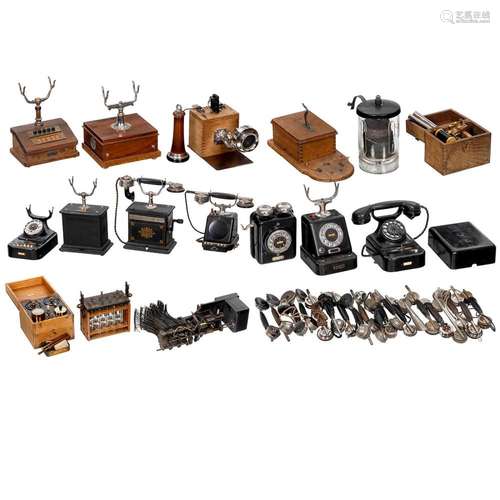 Parts and Accessories for Historical Telephones, c. 1890 onw...