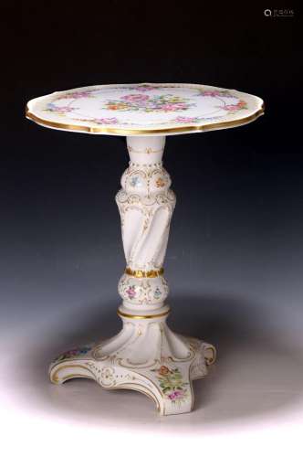 small porcelain table, Schierholz/ porcelain Manufactory