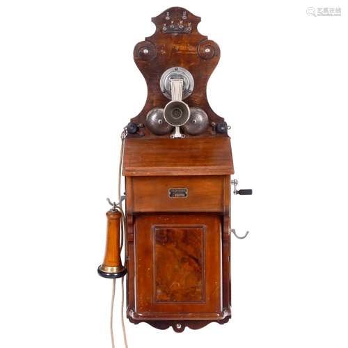 Bavarian Wall Telephone Station OB 99 by Reiner, 1899 onward...