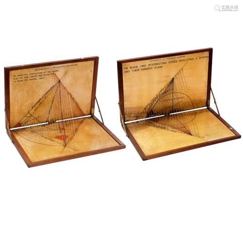 Two Descriptive Geometry Teaching Models, c. 1930