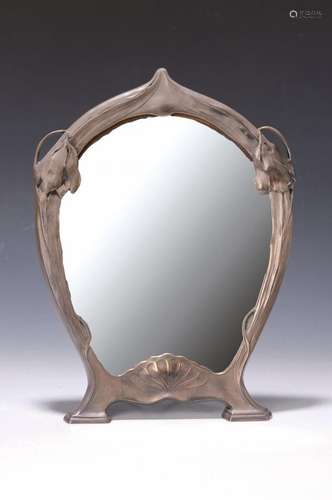 Table mirror, Orivit, around 1900, Art Nouveau