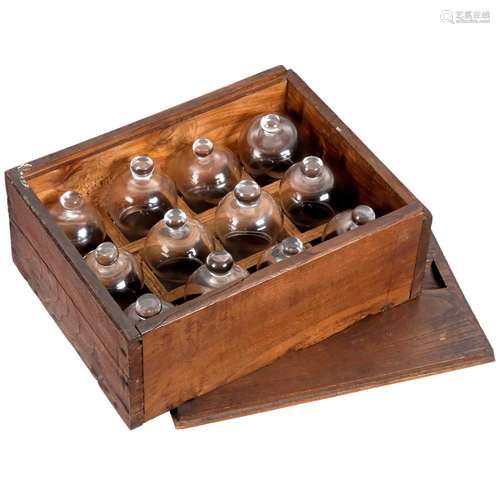 Set of Twelve Medical Cupping Jars, c. 1900