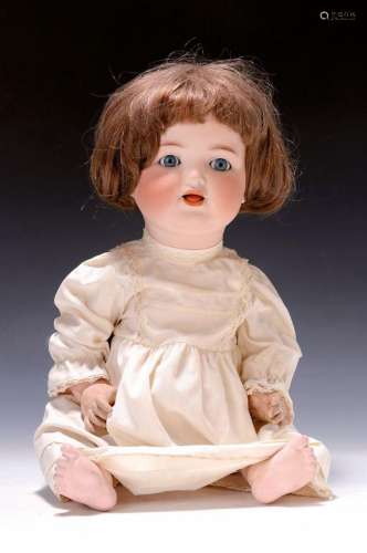Large porcelain head doll, 342.9., around 1916, bisque