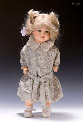 14 mass head dolls, '30s-'50s, baby dolls and charac...